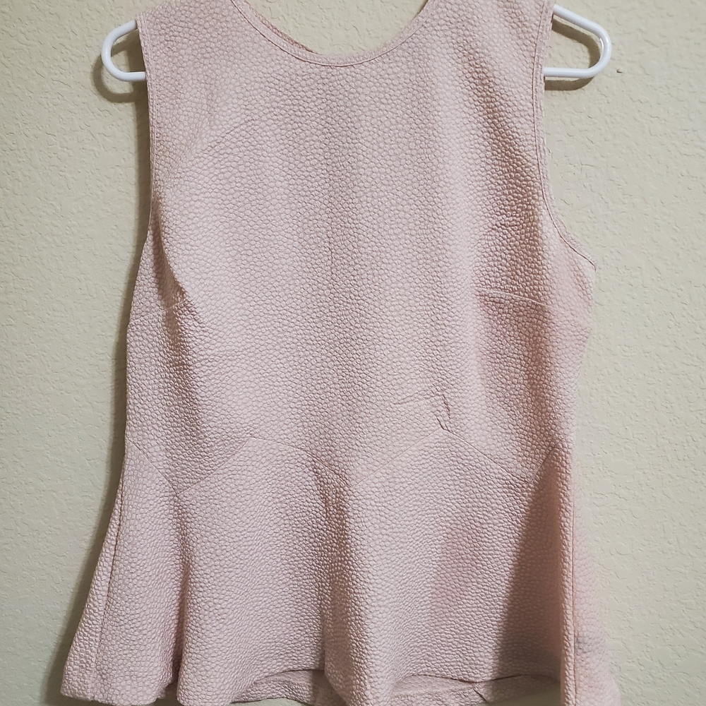 Elegant Pink Sleeveless Blouse